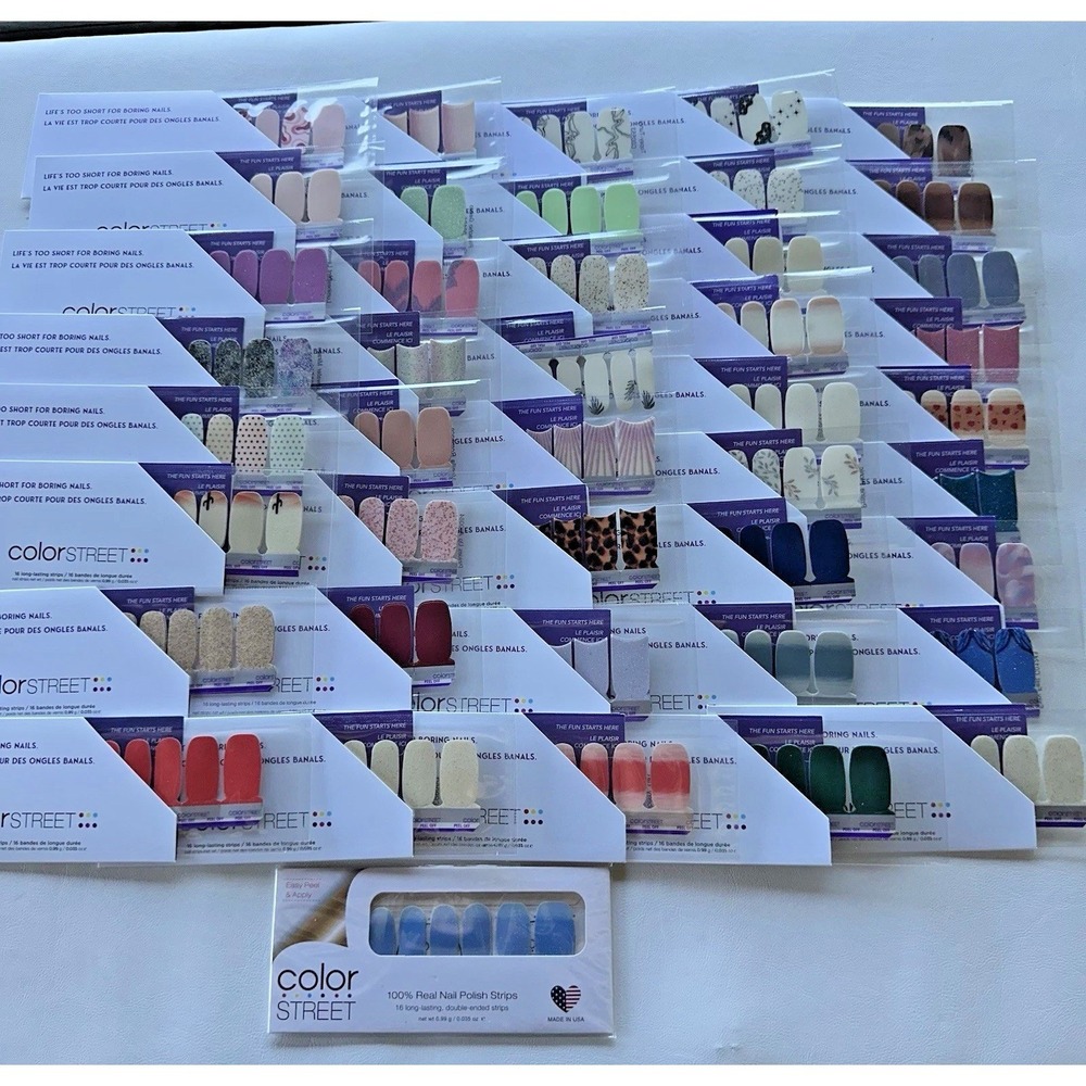 Color street Nail Polish Strips 211 Pc Lot rare OG sets 166 Nail‎ Kits + 45 Xtra - Picture 12 of 15
